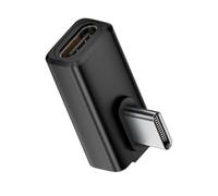 chenyang Adaptateur d'extension USB C, adaptateur USB 5.0 type C mâle vers femelle coudé à 90 °, prend en charge le transfert de données 80 Gbit/s, charge rapide PD 240 W, sortie vidéo 16K/8K/5K