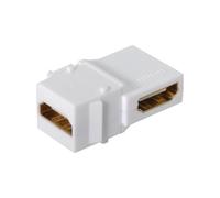 chenyang Adaptateur HDMI Keystone Jack 90 degrés à angle droit HDMI 1.4 Snap-in femelle vers femelle Keystone Jack coupleur adaptateur pour plaque murale