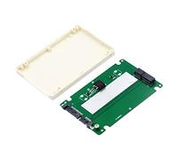 chenyang Adaptateur SSD 7 + 17 broches vers SATA 2,5" 22 broches pour Mac 2012 SSD (A1425, A1398, MC975, MC976, MD212, MD213, ME662, ME664, ME665) Blanc en Plastique