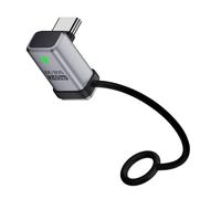 chenyang Adaptateur USB C, connecteur coudé à 90 degrés vers le haut et vers le bas, prend en charge le transfert de données 80 Gbit/s PD 240 W, charge rapide, sortie vidéo 8K @ 60 Hz