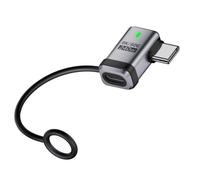 chenyang Adaptateur USB C, connecteur plat coudé à 90 degrés à gauche/droite - Prend en charge le transfert de données 80 Gbit/s PD 240 W - Charge rapide - Sortie vidéo 8K @ 60 Hz