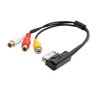 chenyang AMI MMI à 3 RCA Audio Video Cable DVD Video et Câble d'entrée Audio pour Audi A1 A7 A8 VW