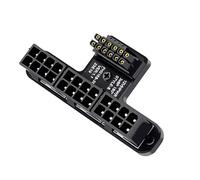 chenyang ATX3.0 PCI-E 5.0 12VHPWR Adaptateur d'alimentation modulaire 16 broches vers 3 ATX 8 broches pour carte graphique 4080 5090TI coudé à 90 degrés vers le haut