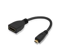 chenyang Câble adaptateur micro HDMI mâle vers HDMI femelle 4K pour caméra HDTV 10 cm