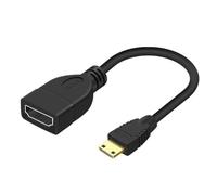 chenyang Câble adaptateur Mini HDMI mâle vers HDMI femelle 4K60Hz HDTV pour moniteurs et caméras