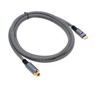 chenyang Câble audio optique USB vers USB C mâle vers Toslink mâle pour musique/jeux/film/TV 1,8 m