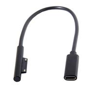 chenyang Câble de charge USB C vers DC 15 V Surface Pro3 Pro4 Pro5 Pro6 Book Pro PD 65 W