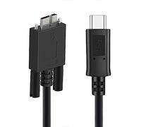 chenyang Câble de données USB C vers micro USB 3.0 avec support à vis pour disque d'appareil photo industriel 5 Gbps