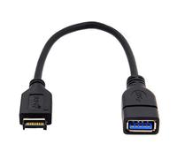 chenyang Câble d'extension de carte mère USB 3.0 vers USB 3.1 type E 20 cm
