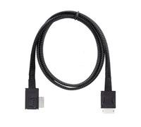Chenyang Câble d'extension de données OCuLink PCIe 4.0 mâle vers mâle coudé à 90 degrés SFF-8611 50 cm
