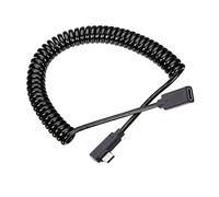 chenyang Câble d'extension de données USB C spiralé USB type C mâle vers femelle pour clavier et souris