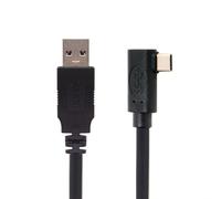 chenyang Câble d'extension de transfert de données USB 3.0 vers USB C coudé à 90 degrés 5 Gbit/s 5,0 m