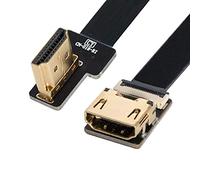 Chenyang Câble d'extension HDMI CYFPV FPC plat pour caméra FPV HDTV Multicopter photographie aérienne 90 degrés angle gauche 0,2M