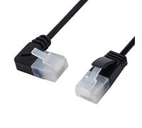 chenyang Câble Ethernet Cat6, câble d'extension réseau RJ45 UTP coudé à 90 degrés pour ordinateur portable, routeur, TV Box, 2 m