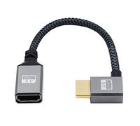 Chenyang Câble HDMI 1.4, HDMI type A mâle vers femelle, câble d'extension connecteur à angle droit de 90 degrés