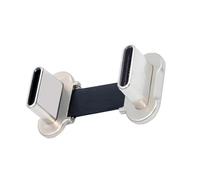 chenyang Câble plat USB C court de 0,78 ", USB 2.0 de type C, double angle à 90 °, PD 65 W, câble d'extension de données de charge rapide pour batterie externe