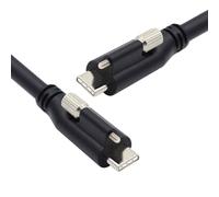 chenyang Câble USB C vers C USB 3.1 de type C pour caméra industrielle avec connecteur à vis à montage sur panneau unique, 2 m