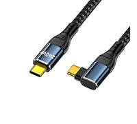 ChenYang Câble USB C vers USB C 240W 480Mbps 48V 5A à angle droit à 90 degrés Compatible avec USB2.0 Charge 100W 2,0M