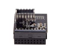 chenyang Carte mère 19/20 broches vers USB 3.1 Type E panneau avant adaptateur convertisseur avec puce