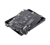 chenyang Combo M.2 NGFF B-Key mSATA SSD vers SATA 3.0 Adaptateur convertisseur boîtier avec Interrupteur