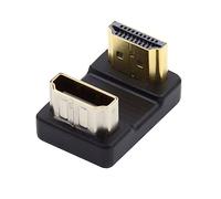 chenyang Connecteur HDMI 1.4, HDMI mâle vers femelle, adaptateur d'extension arrière coudé à 360 degrés en forme de U