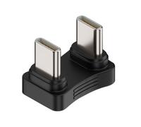 chenyang CY Adaptateur coupleur USB C mâle vers mâle en forme de U inversé pour batterie externe, téléphone, ordinateur portable