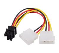 chenyang CY Adaptateur de câble convertisseur d’alimentation pour carte graphique 4 broches 6 broches EPS 12V à double port