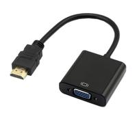 chenyang CY Adaptateur HDMI vers VGA, Adaptateur de câble de convertisseur de Moniteur d'affichage HDMI mâle vers VGA Femelle