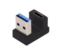 chenyang CY Adaptateur USB C vers USB, USB 3.1 Type C femelle vers USB 3.0 Type A mâle - OTG - Alimentation de données en U - Connecteur coudé
