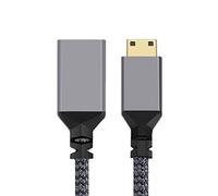 chenyang CY Câble d'extension mini HDMI vers HDMI, mini HDMI 1.4 mâle vers HDMI femelle 4K pour caméra DV MP4 DC ordinateur portable