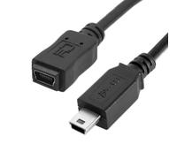 Chenyang CY Câble d'extension Mini USB Type B 5 broches mâle vers femelle 50 cm