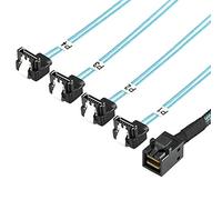 Chenyang CY Câble SATA vers Mini SAS SFF-8643 Mini SAS vers SATA Disque dur 6 Gbps
