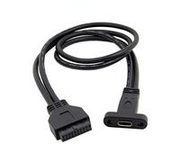 chenyang CY Câble USB 3.1 Type C USB-C femelle vers USB 3.0 Carte mère 19 broches 40cm
