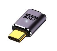 chenyang CY Connecteur USB C, USB 4 de type C mâle vers femelle 240 W Puissance 40 Gbit/s Adaptateur vidéo 8K pour téléphone NS ordinateur portable