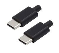chenyang CY DIY OEM Connecteur USB-C 24 broches USB type C 100 W PD USB 2.0 Données avec couvercle du boîtier 2 pièces