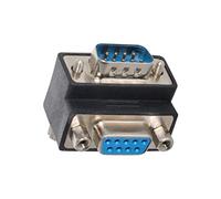 Chenyang CY DSUB D-SUB RS232 Convertisseur 9 broches mâle vers femelle coudé 90 degrés pour projecteur Adaptateur M vers F up