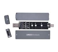 Chenyang CY M.2 vers adaptateur USB, boîtier PCBA SSD SATA NGFF M.2 NVME M-Key USB 3.0 Type A & Type C Combo 2280/2230/2242mm Adaptateur avec puce RTL9210B