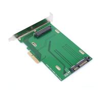 Chenyang CY PCI-E 3.0 x4 Voie vers U.2 U2 kit Sff-8639 hôte Adaptateur pour Carte mère et 750 NVMe PCIe SSD