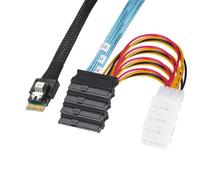 ChenYang CY SFF-8654 4i 38Pin Slimline SAS 4.0 Host vers 4 SAS 29Pin SFF-8654 Câble RAID