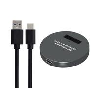 chenyang CY Type C USB 3.1 USB C vers M.2 NVME M-Key NGFF SSD Externe PCBA Conveter Adaptateur Vertical Type Noir