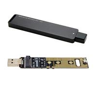 Chenyang CY USB 3.0 vers NVME M-key M.2 NGFF SSD Adaptateur de conveter externe PCBA avec boîtier de disque Flash Noir