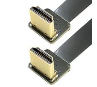 chenyang CYFPV Dual 90 Degree Down Angled HDMI Type A Mâle à Mâle HDTV FPC Câble plat 20cm pour FPV HDTV Multicopter Aerial Photography