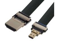 chenyang CYFPV HDMI mâle vers Micro HDMI mâle Extension FPC câble plat 1080P pour FPV HDTV Multicopter photographie aérienne 0.5M