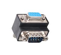 chenyang D-SUB RS232 9pin mâle UP ANCLED 90 degrés à l'adaptateur d'extension féminin DB9pin Port de série Extension