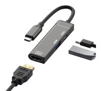 Chenyang - Hub USB C, Adaptateur multiport 3 en 1 USB C vers HDMI 4K à 120 Hz/USB 3.0 10 Gbit/s/USB PD 100 W