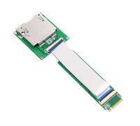 Chenyang Lecteur de carte mémoire USB 3.1 Gen 2 10Gbps CF Express Type B vers adaptateur convertisseur PCB M.2 NVME avec câble plat de 20 cm