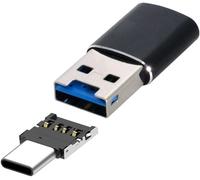 ChenYang Lecteur de carte micro SD USB 3.0 vers micro SDHC/Micro SDXC/TF Adaptateur avec adaptateur USB C OTG