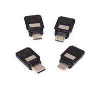 ChenYang Lot de 4 adaptateurs USB-C et Micro USB pour Osmo Pocket 1 2 Interface de connecteur portable Gimbal Accessoires d'appareil photo