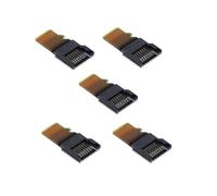 chenyang Lot de 5 adaptateurs de carte mémoire Micro SD TF, adaptateur de conversion de lecteur de carte Micro SD TF, convertisseur mâle vers femelle pour GPS de voiture, téléphone