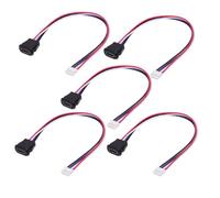 chenyang Lot de 5 adaptateurs de conversion de câble de prise de charge USB C femelle DC 5V 3A à montage encastré avec pas de 2,0 mm et 4 broches